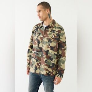 BUDDHA LOGO CAMO MILITARY JACKET Men’s size L